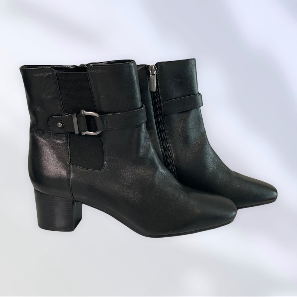 COPY - Bandolino Buckle Ankle Boots Black 9.5